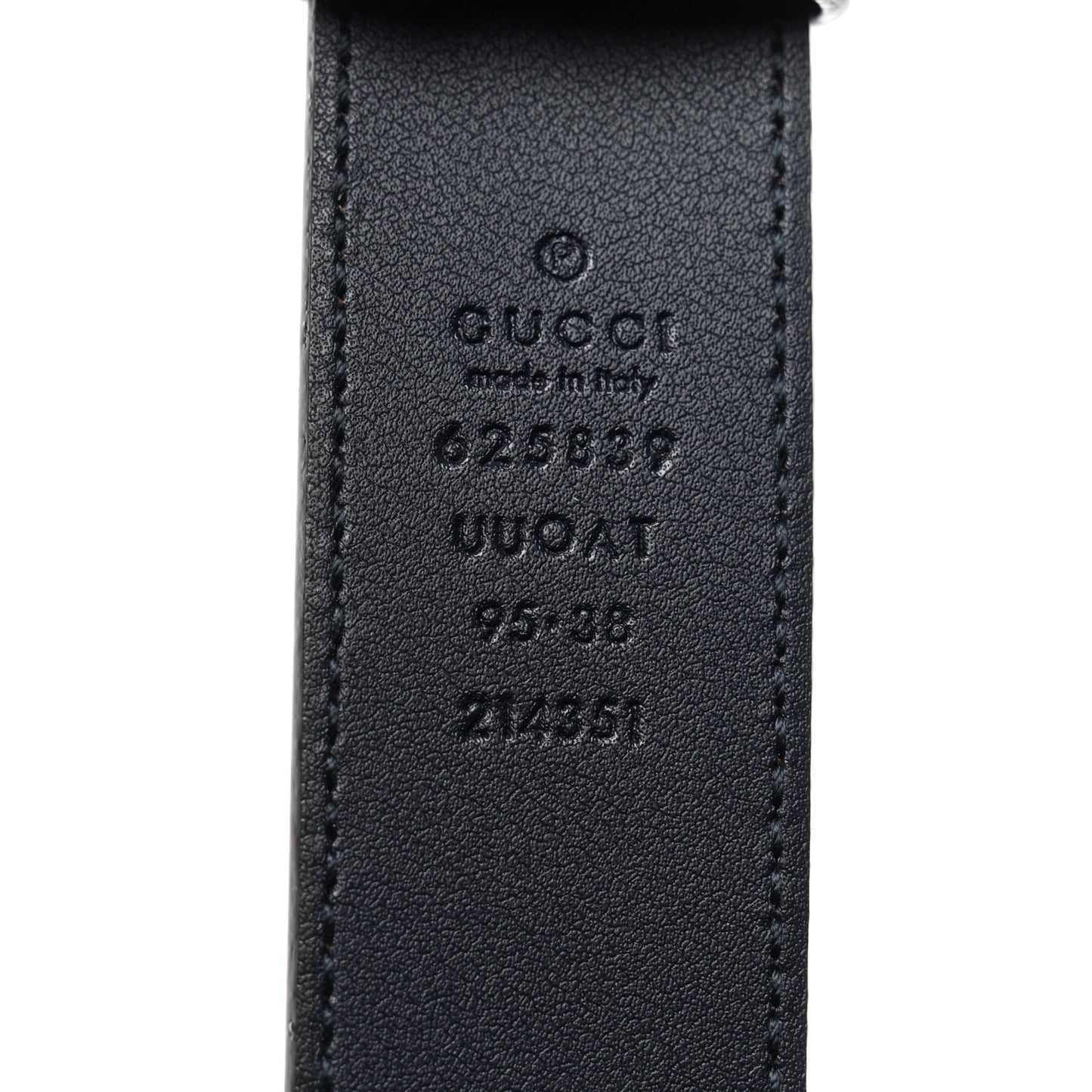 GG Supreme Monogram Kaleidoscope Double G 30mm Belt 95 38 Blue Orange Multicolor Blue Agata