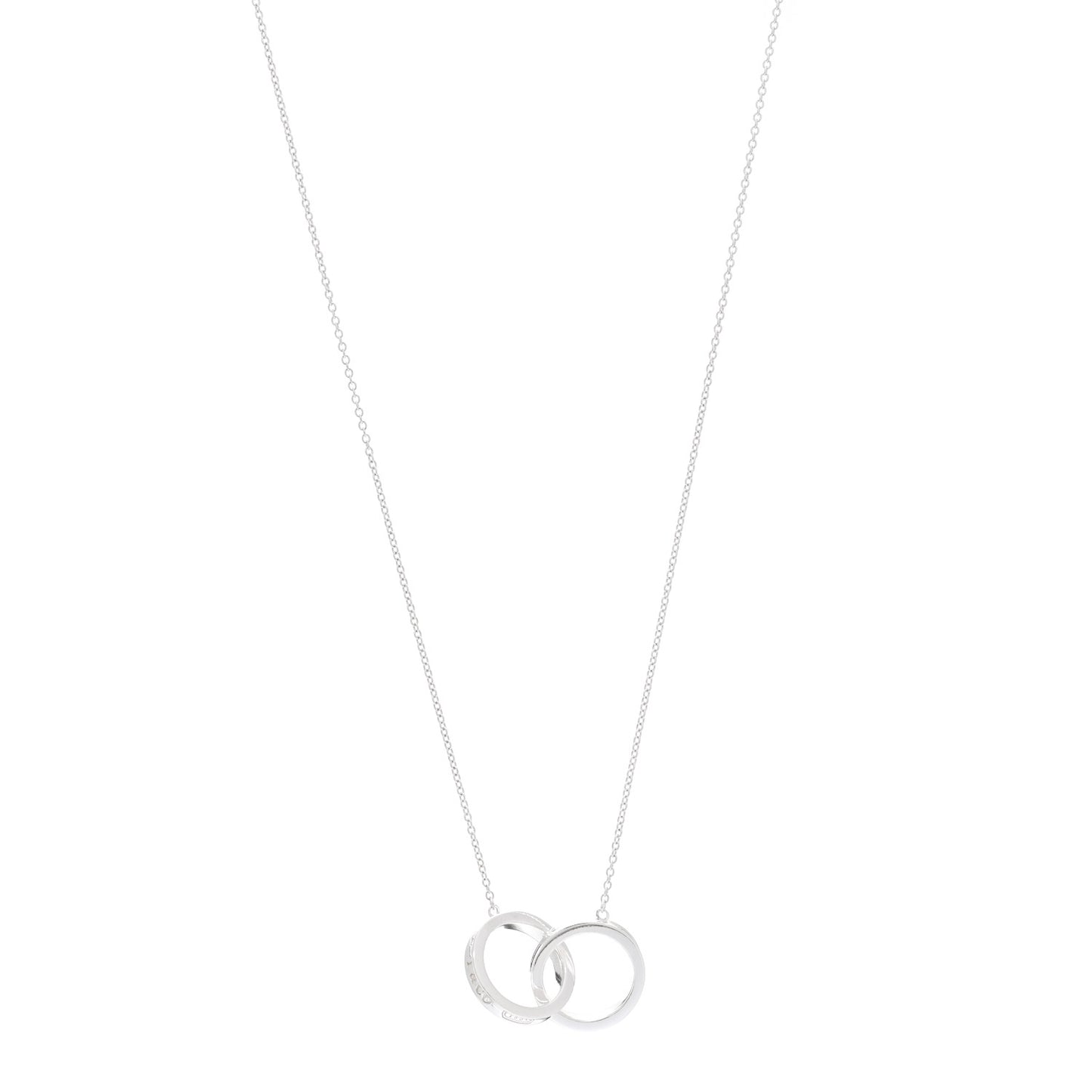 Sterling Silver 1837 Interlocking Circles Pendant Necklace