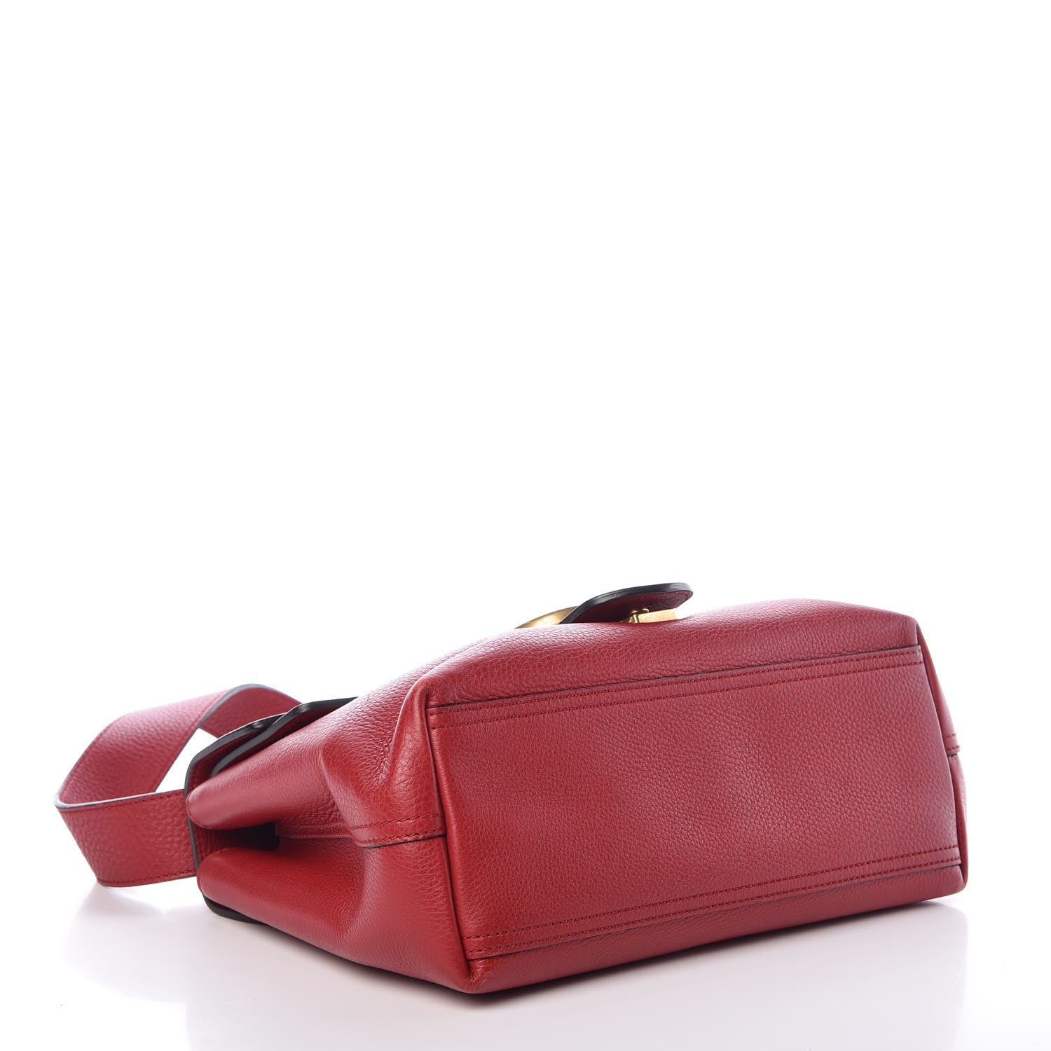 Gucci Cellarius Calfskin GG Marmont Shoulder Bag Vulcanic Red 4 of 11