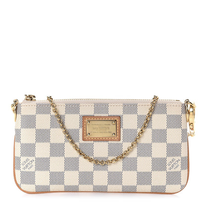 Louis Vuitton Damier Azur Pochette Milla MM 1 of 10