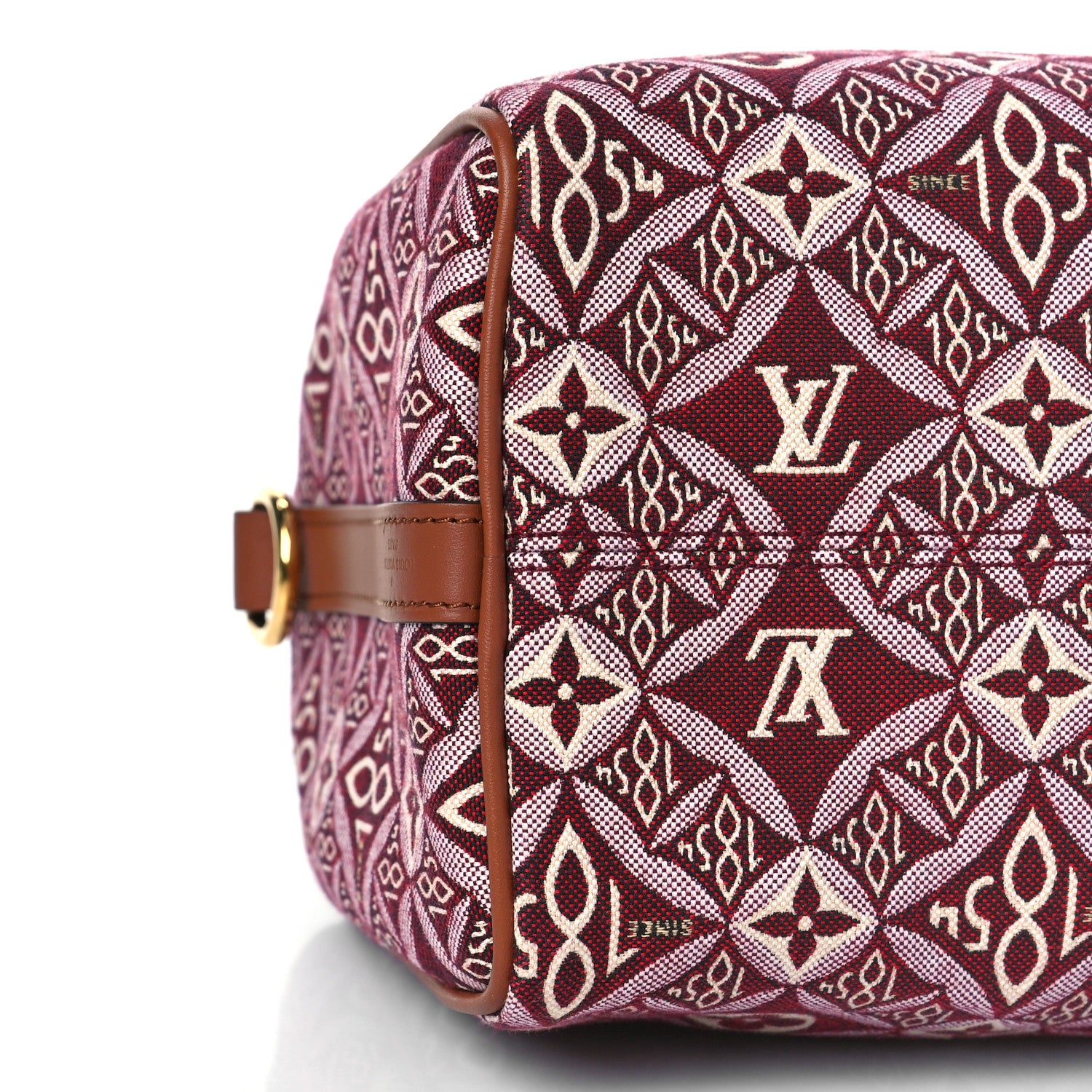 Louis Vuitton Jacquard Since 1854 Speedy Bandouliere 25 Bordeaux 7 of 8
