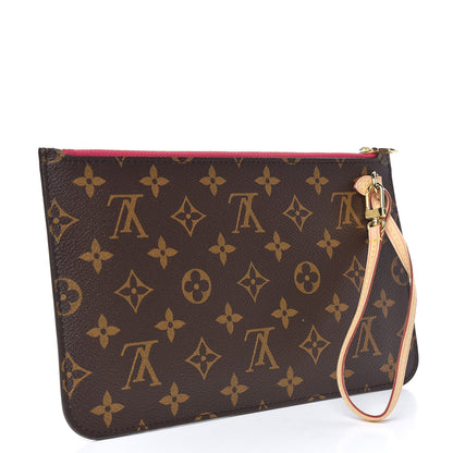 Louis Vuitton Monogram Neverfull MM GM Pochette Pivoine 3 of 8