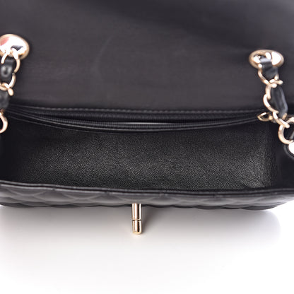 Chanel Lambskin Quilted Mini Rectangular Flap Black 5 of 12