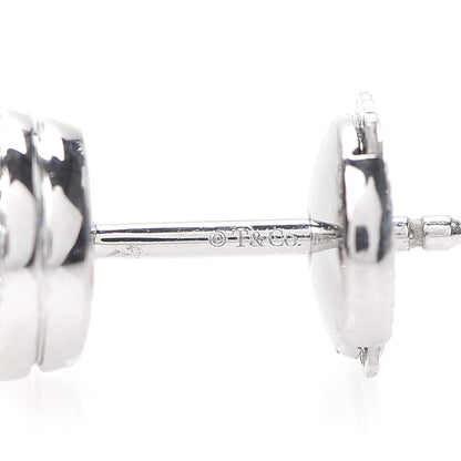 Tiffany Platinum Diamond Ruby Soleste Earrings 4 of 4