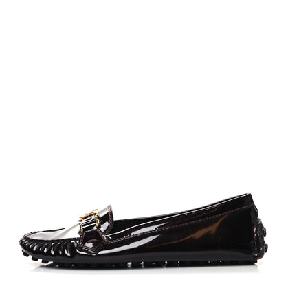 Louis Vuitton Patent Calfskin Oxford Loafers 41 Amarante 1 of 8