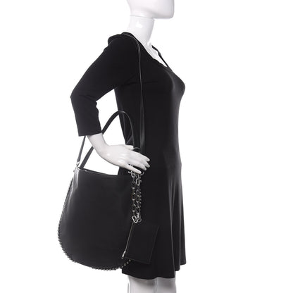 Alexander Wang Pebbled Calfskin Studded Roxy Hobo Black 2 of 9