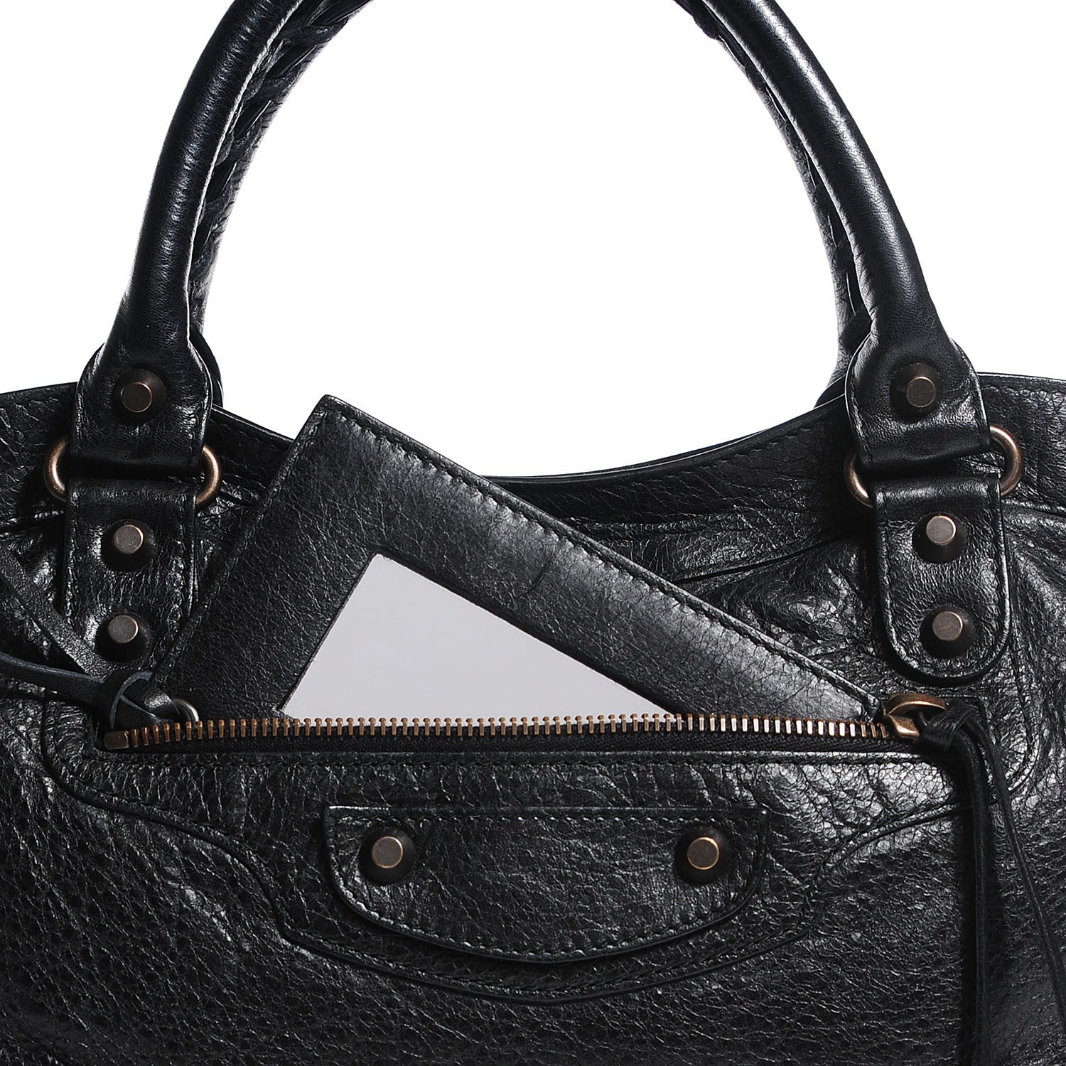 Balenciaga Agneau Classic Hardware Town Black 6 of 12