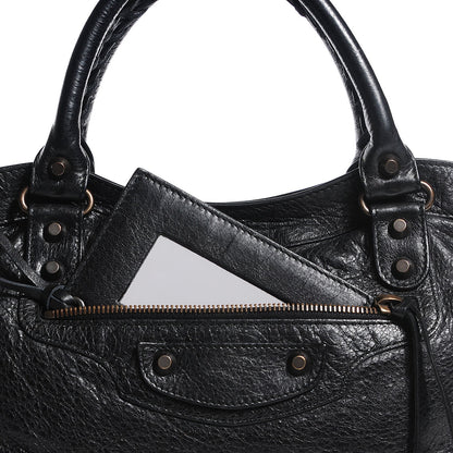 Balenciaga Agneau Classic Hardware Town Black 6 of 12