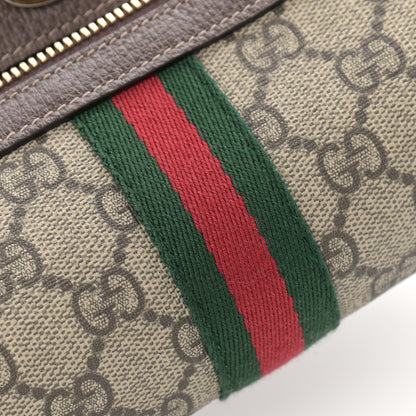 Gucci GG Supreme Monogram Web Small Ophidia Belt Bag 75 30 Dark Brown 8 of 13