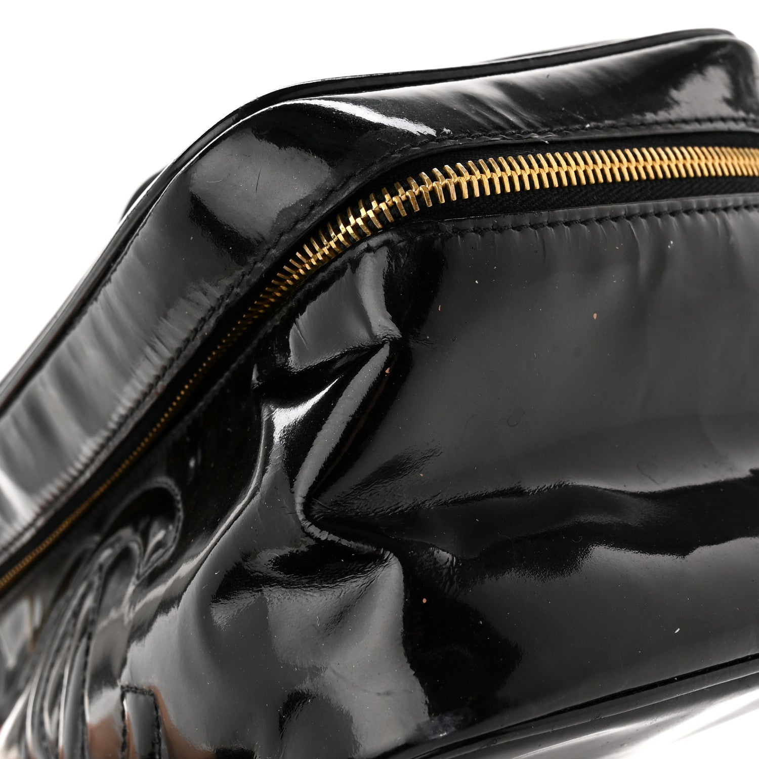 Chanel Patent Vanity Cosmetic Case Black 15 of 20