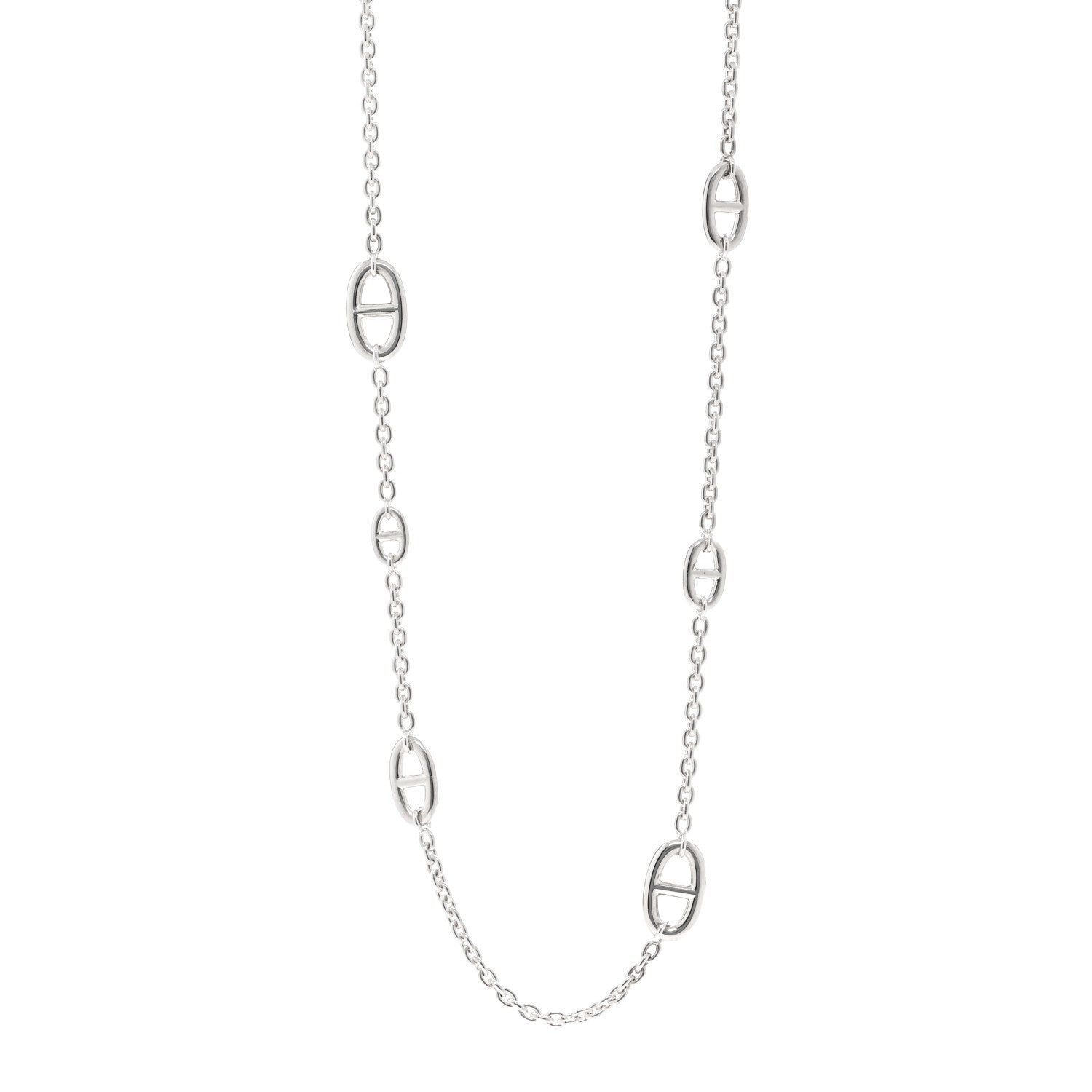Hermes Sterling Silver Farandole Necklace 80 1 of 6