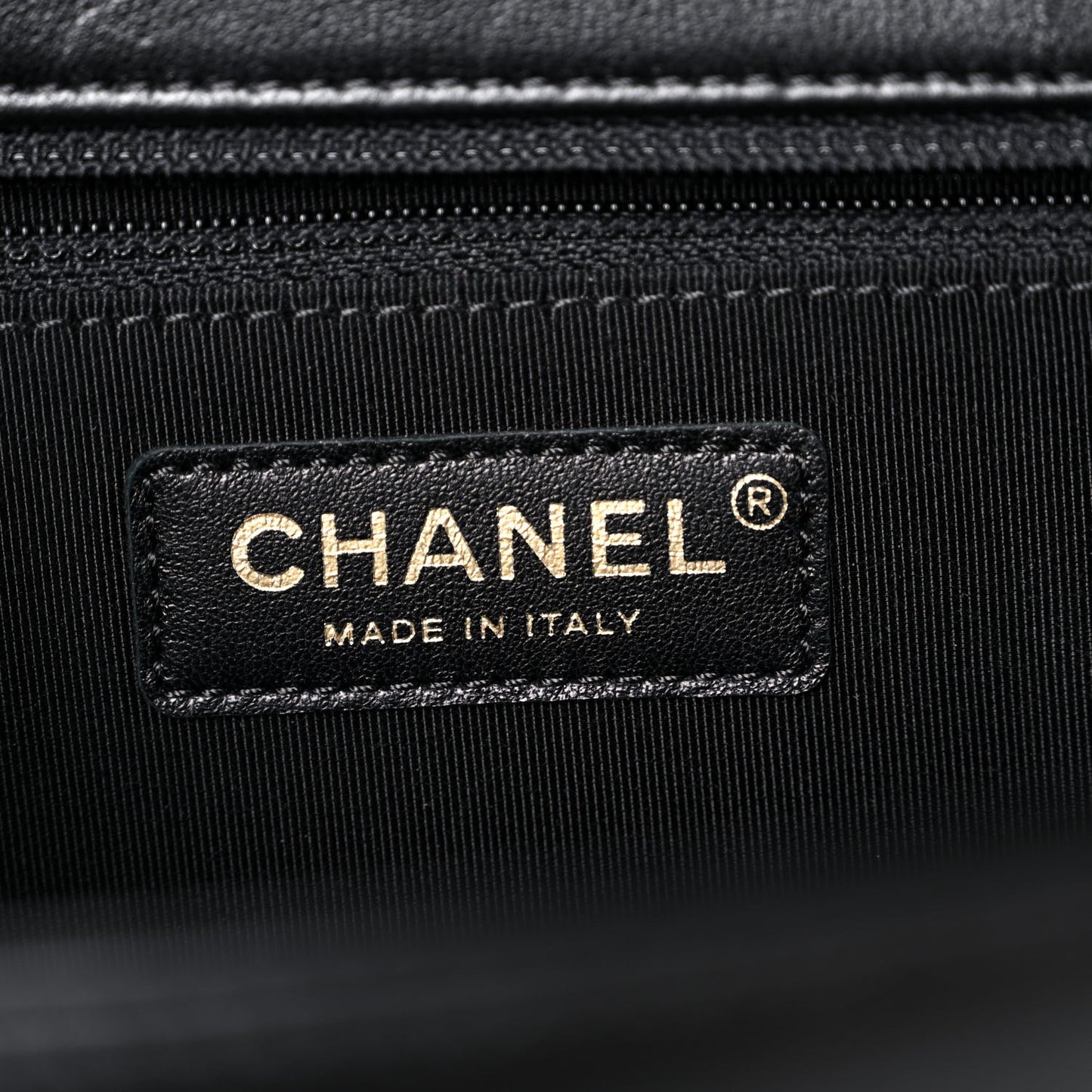 Calfskin Quilted New Medium Boy Flap Black