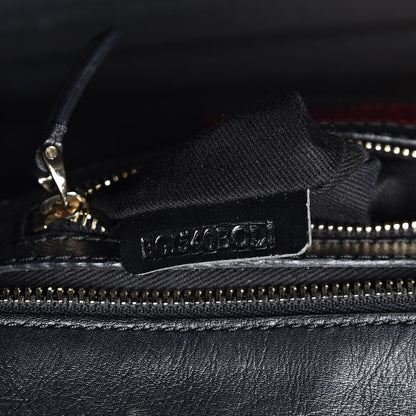 Valentino Garavani Vitello Small Rockstud Double Handle Tote Black 7 of 16