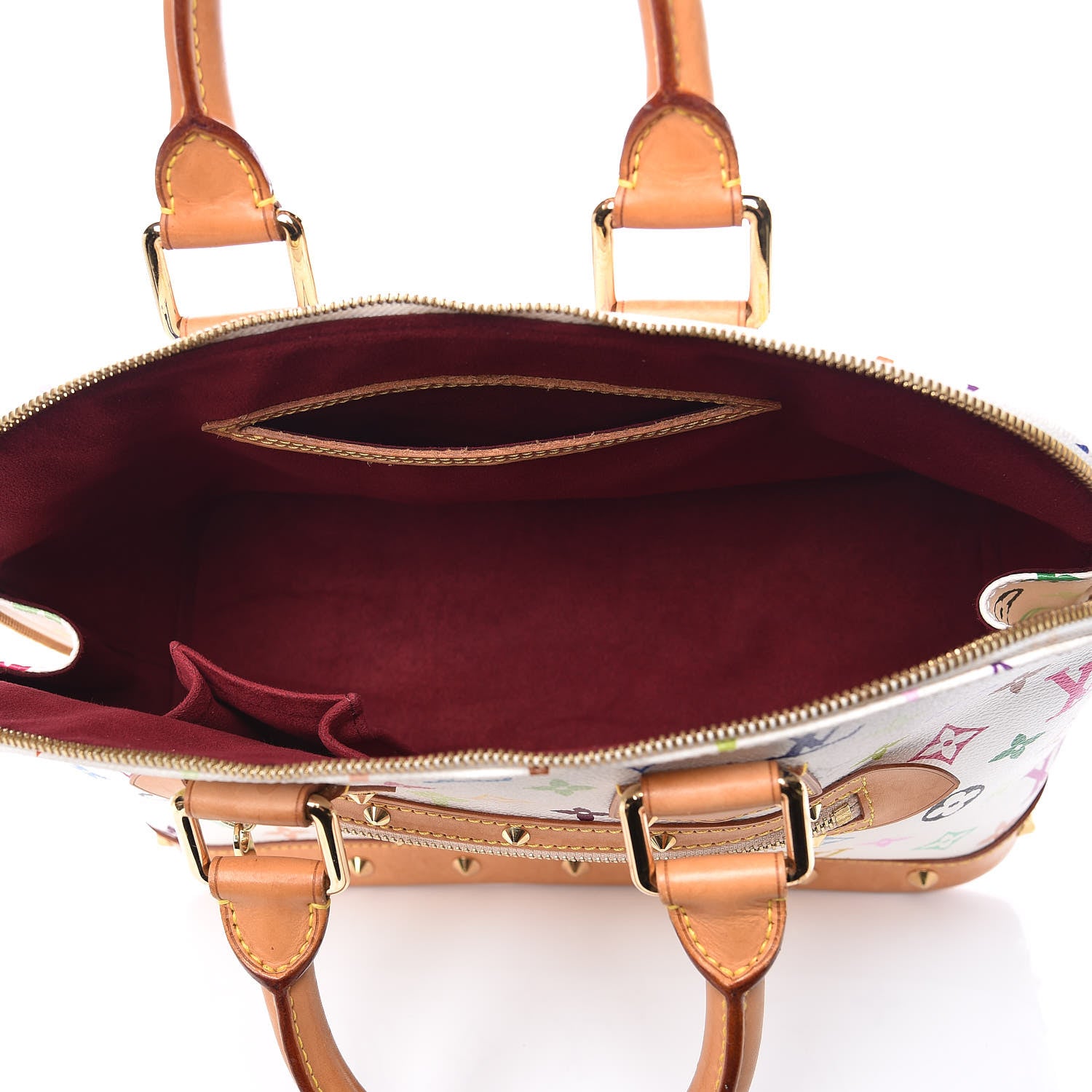 Louis Vuitton Monogram Multicolor Alma White 5 of 17