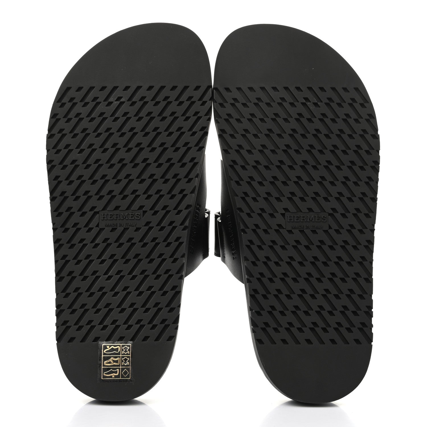 Hermes Calfskin Womens Chypre Sandals 36 Black 5 of 9