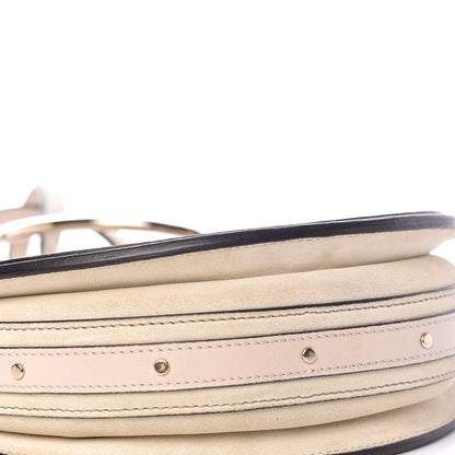 Chloe Metallic Calfskin Suede Small Pixie Bag Gold 9 of 9