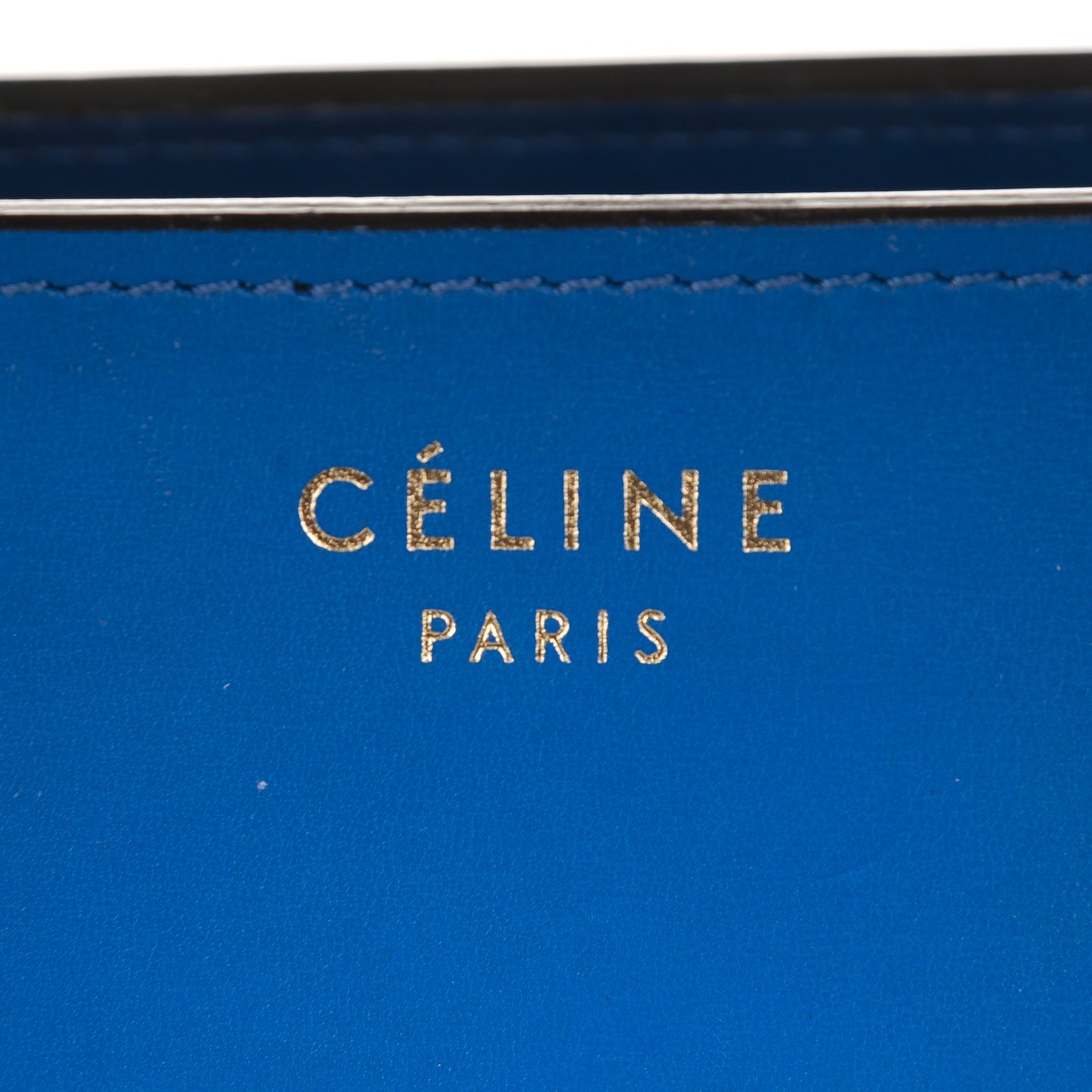Smooth Calfskin Mini Luggage Bright Blue