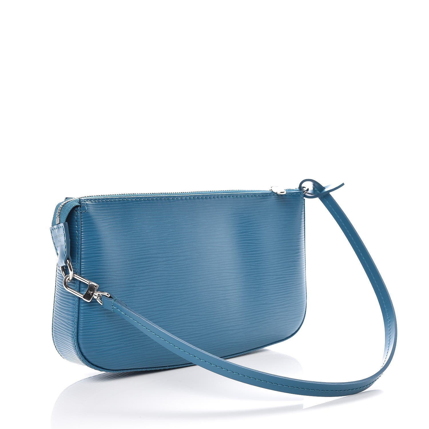 Louis Vuitton Epi Pochette Accessories NM Cyan 3 of 9