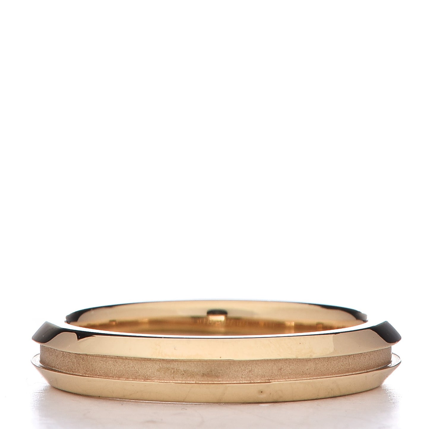 18K Yellow Gold 3.5mm Grooved Band Ring 49 4.75