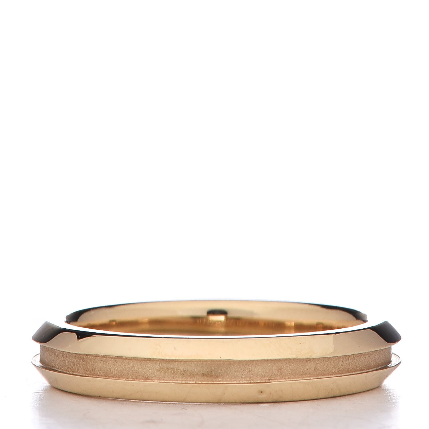 Tiffany 18K Yellow Gold 3.5mm Grooved Band Ring 49 4.75 3 of 6