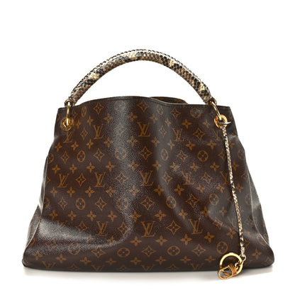 Louis Vuitton Snakeskin Monogram Artsy MM 1 of 8
