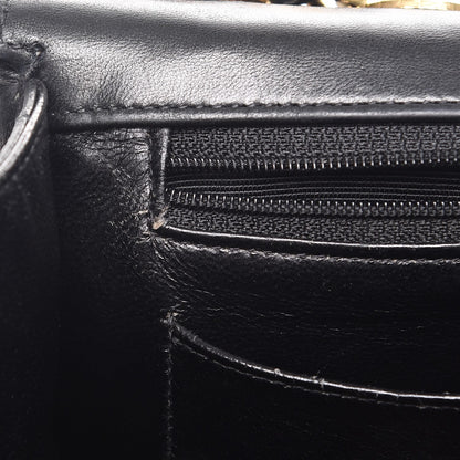 Chanel Lambskin Quilted Jumbo Single Flap Black 11 of 12