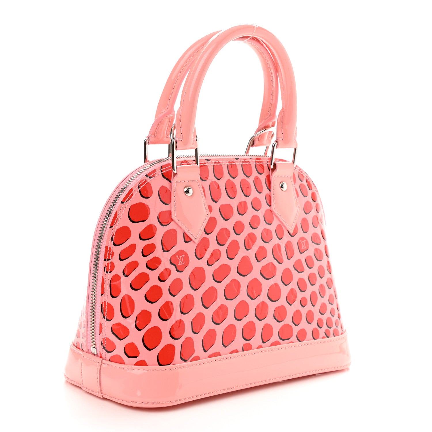Louis Vuitton Vernis Jungle Dots Alma BB Sugar Pink Poppy 2 of 7