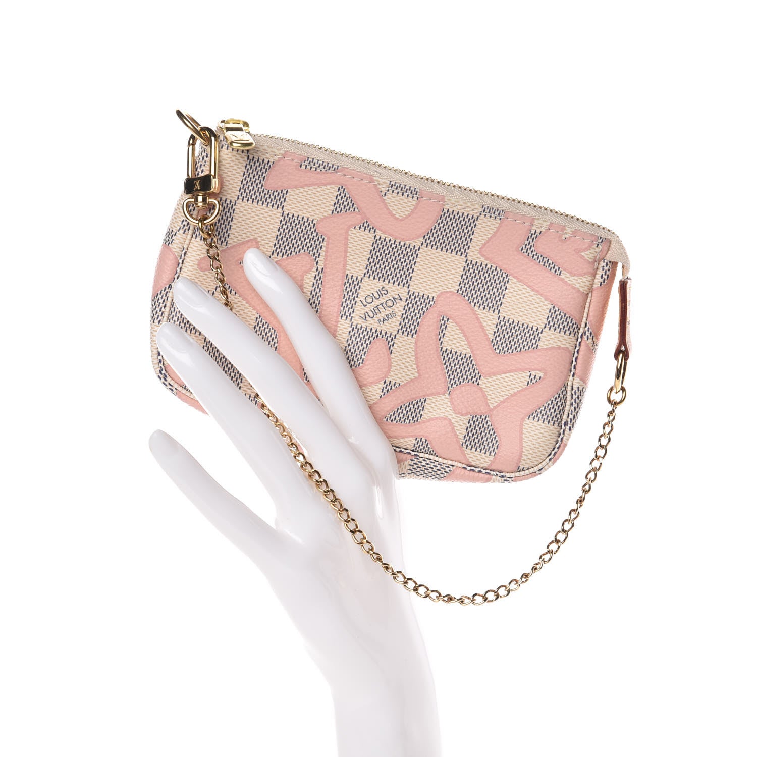 Louis Vuitton Damier Azur Tahitienne Mini Pochette Accessories 2 of 8