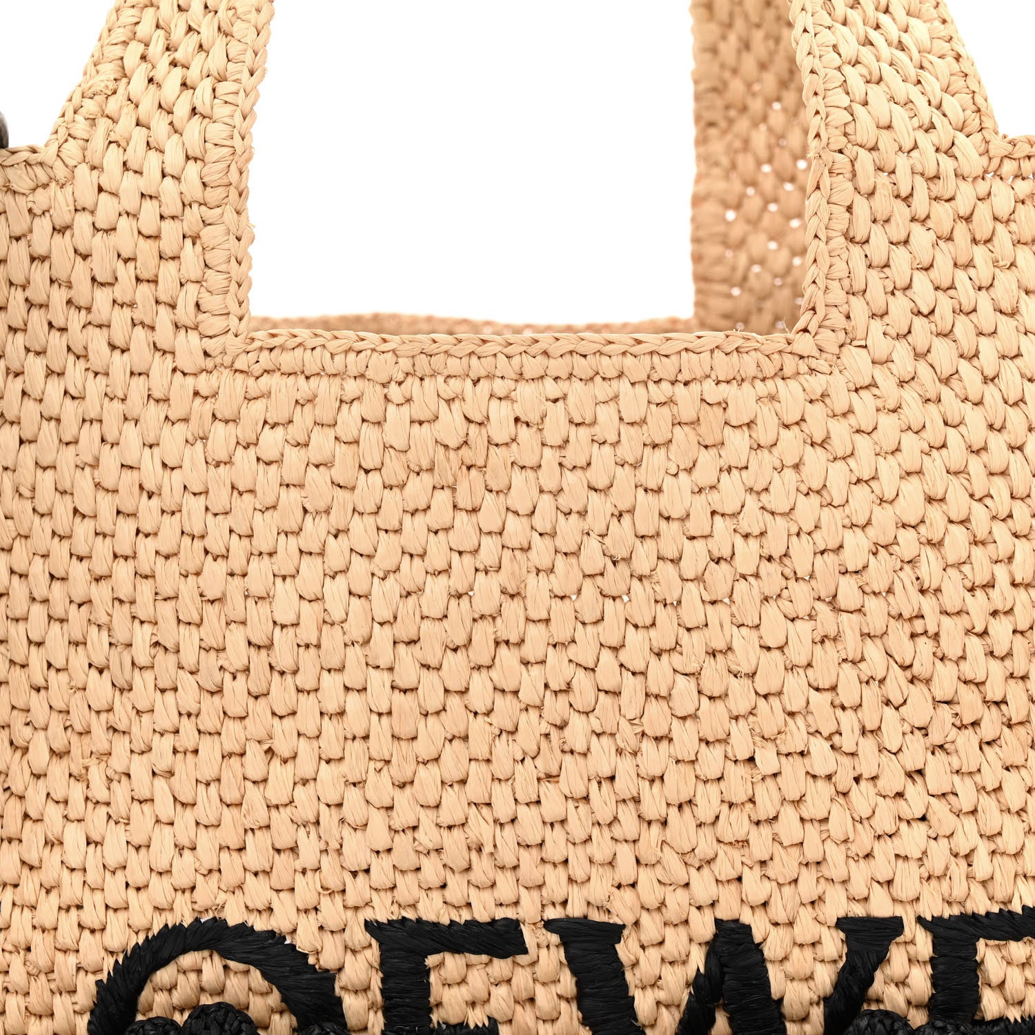Loewe Raffia Calfskin Balloon Ruffles Bucket Bag Natural TanRaffia Small Paula's Ibiza Logo Tote Natural Black 8 of 12