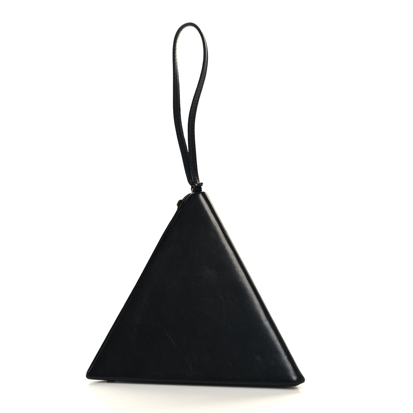 Lambskin Pyramid Clutch Black