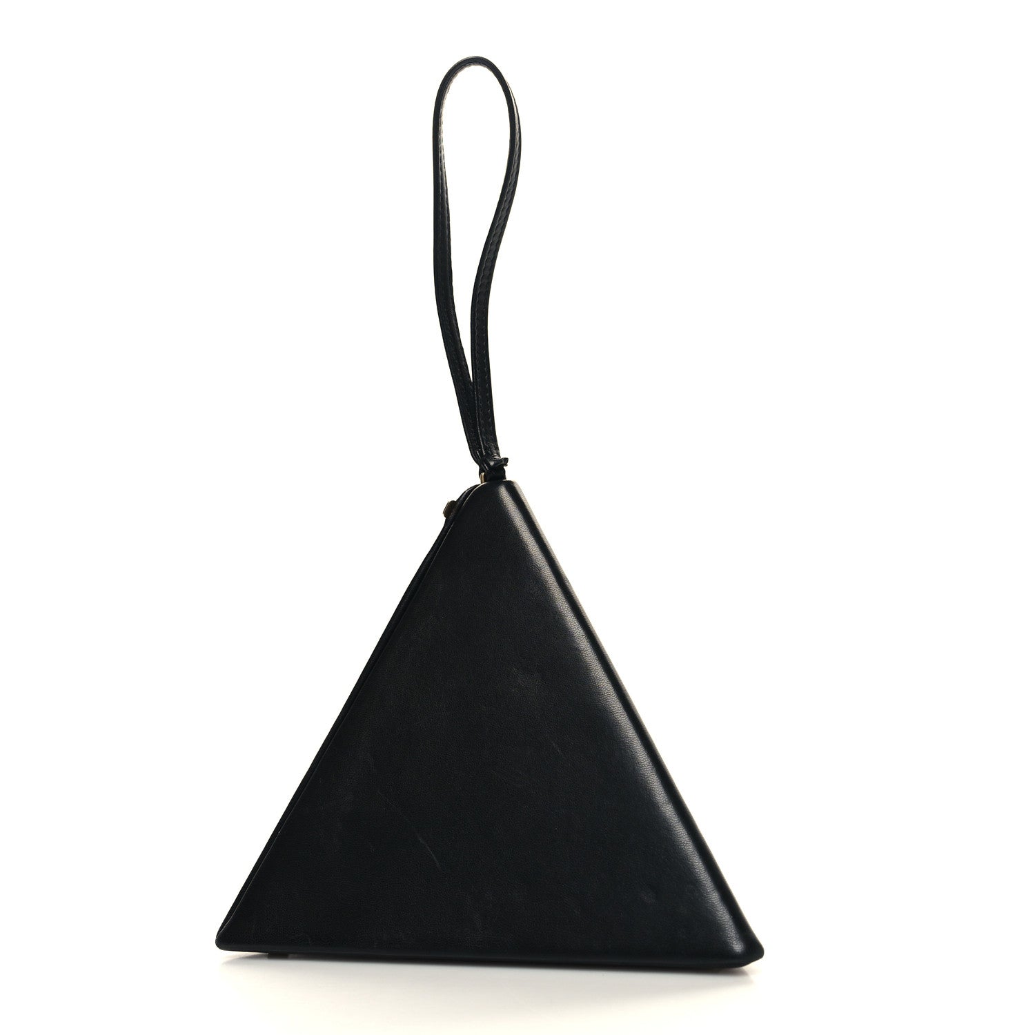 Saint Laurent Lambskin Pyramid Clutch Black 3 of 10