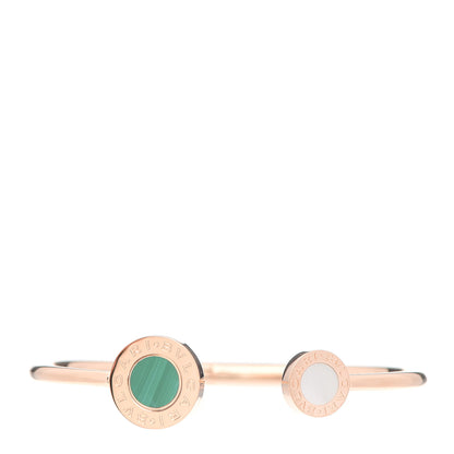 Bulgari 18K Rose Gold Mother of Pearl Malachite BVLGARI BVLGARI Bracelet S 1 of 6