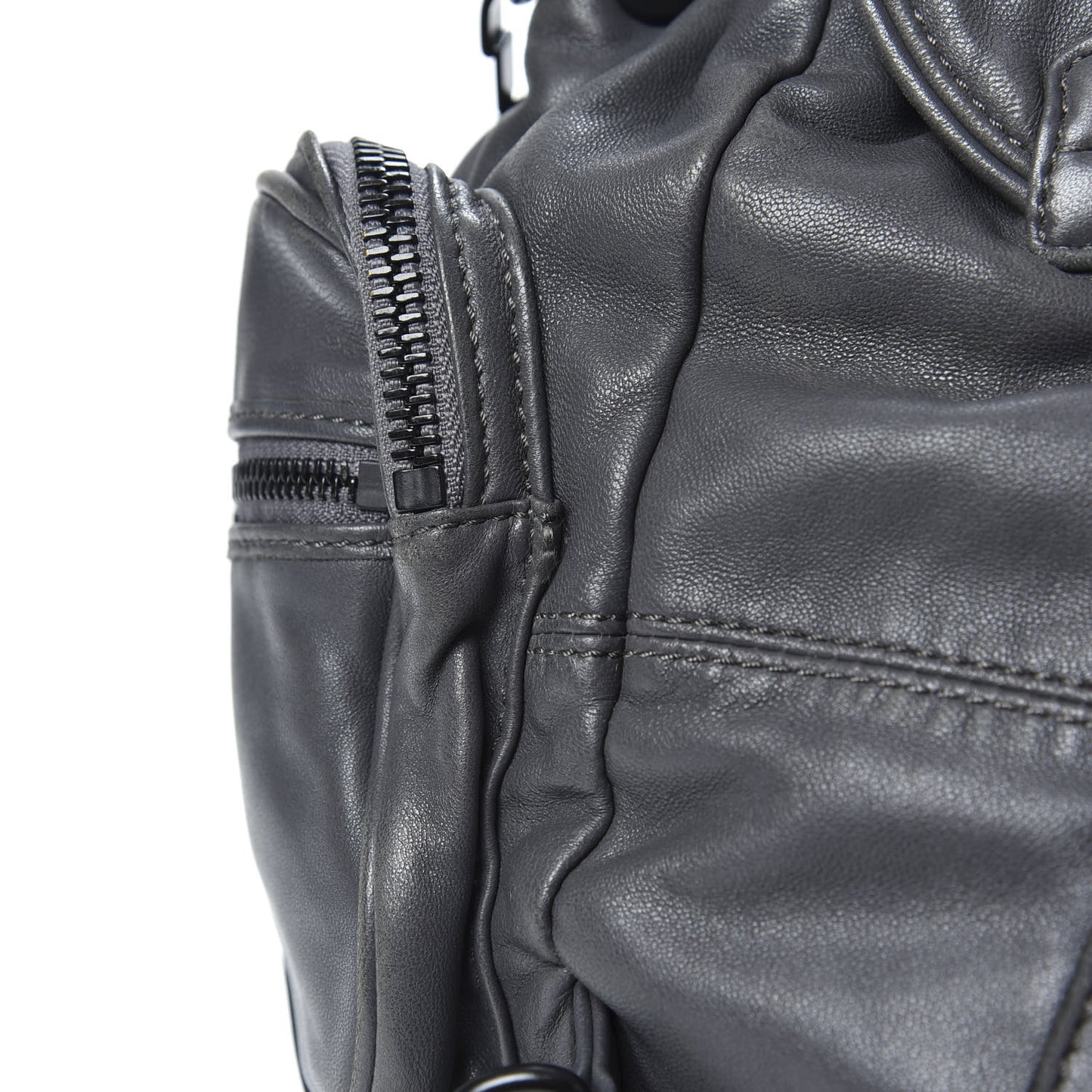 Lambskin Mini Marti Backpack Grey