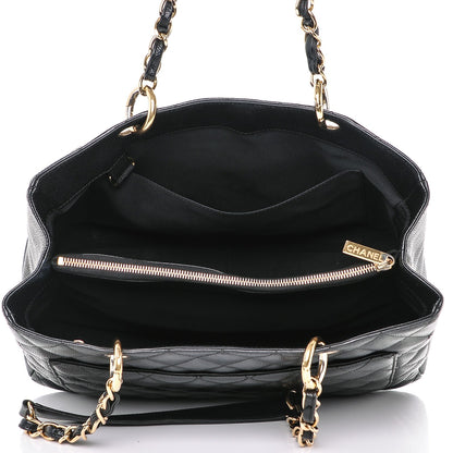 Chanel Caviar Quilted Grand Shopping Tote GST Black 5 of 8