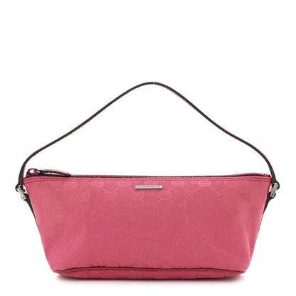 Gucci Monogram Boat Pochette Fuchsia 1 of 15