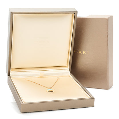 Bulgari 18K Rose Gold Diamond Turquoise Divas' Dream Pendant Necklace 7 of 7