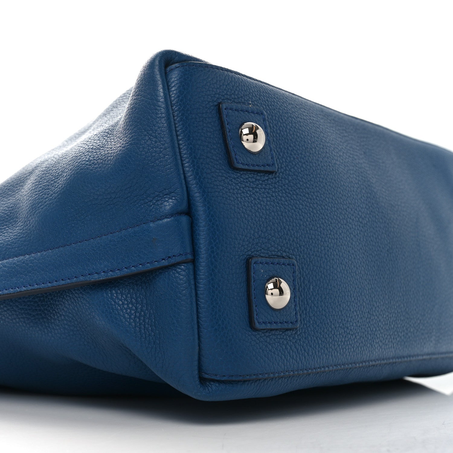 Mulberry Classic Grained Calfskin Alice Satchel Blue 8 of 9