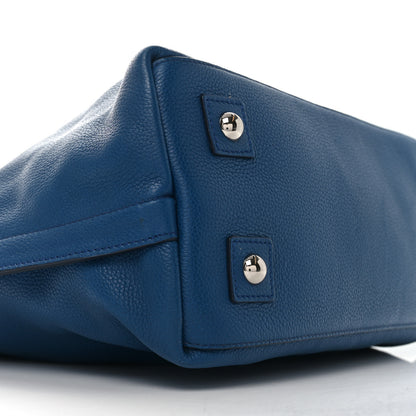 Mulberry Classic Grained Calfskin Alice Satchel Blue 8 of 9