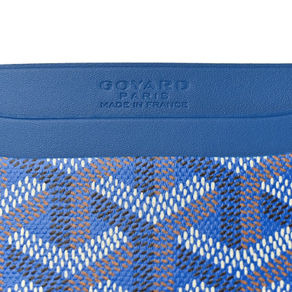 Goyard Goyardine Saint Sulpice Card Holder Sky Blue 6 of 7