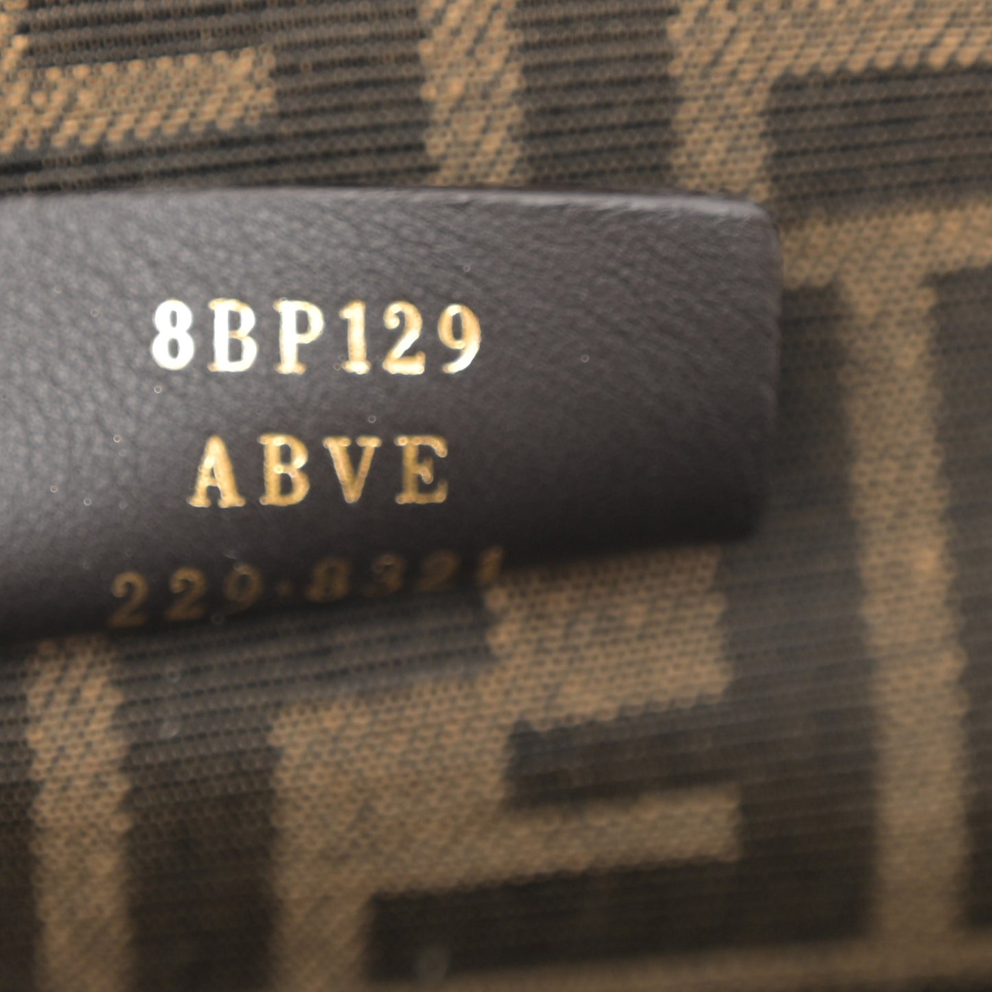 Shiny Nappa Small Fendi First Dove Gray