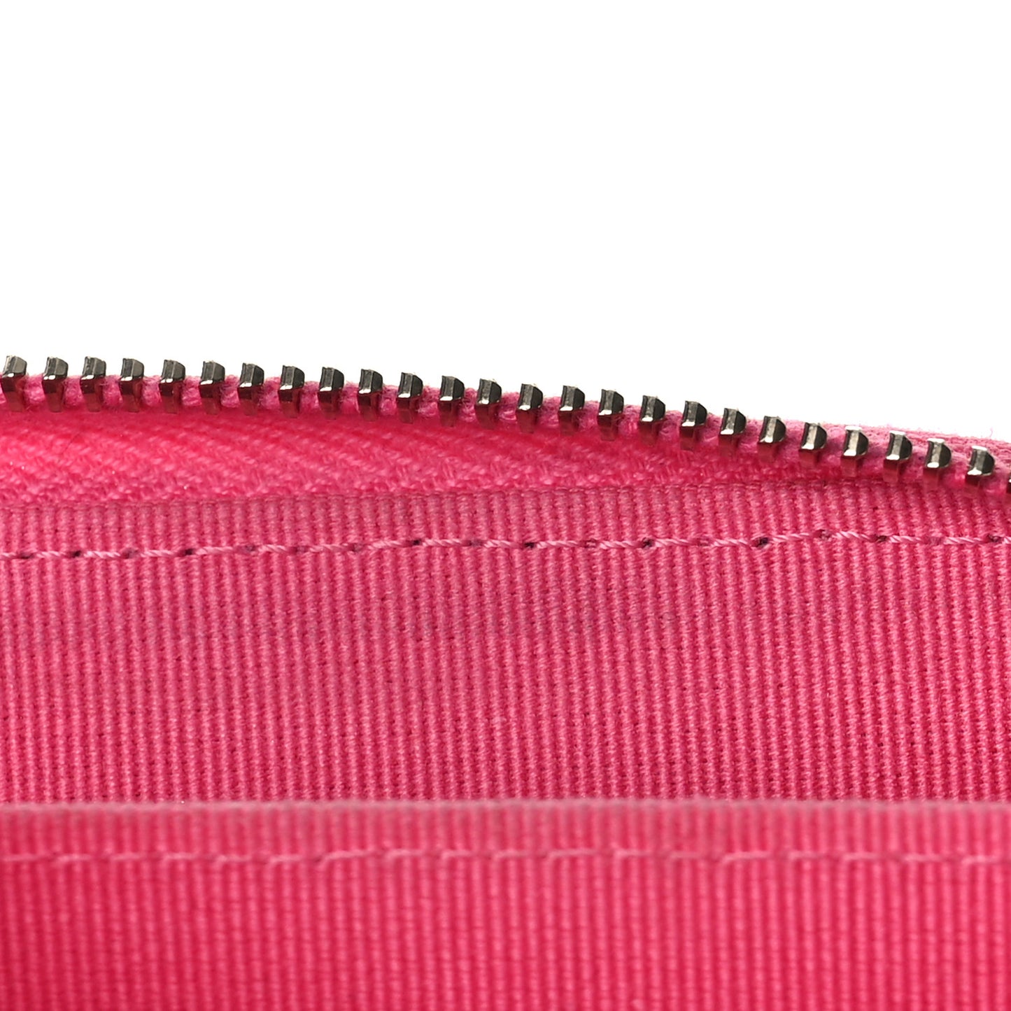 Caviar Quilted Zip Coin Purse Pink