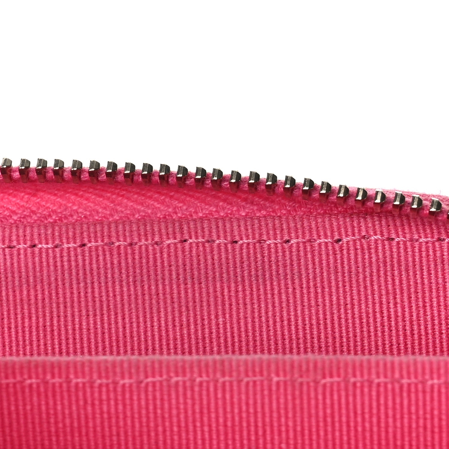 Chanel Caviar Quilted Zip Coin Purse Pink 16 of 17
