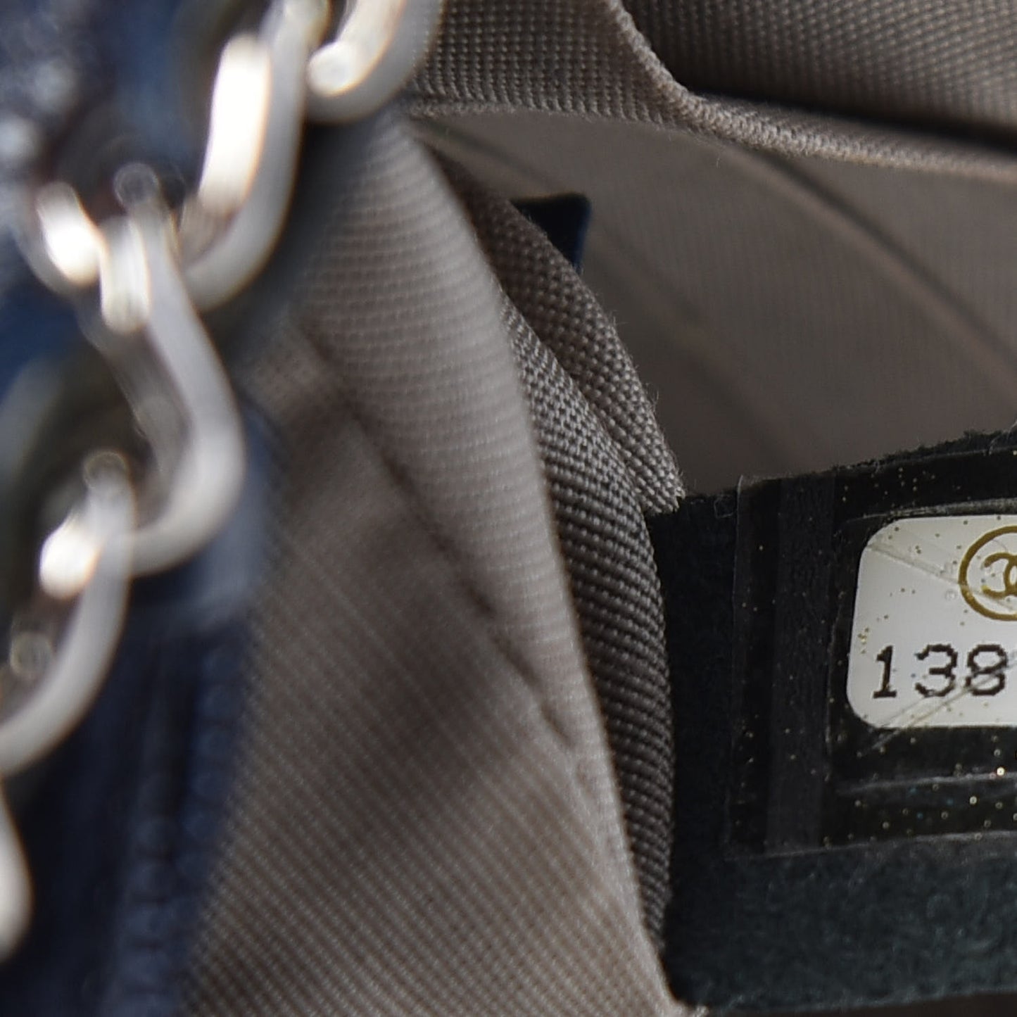 Caviar Half Moon Wallet On Chain WOC Navy