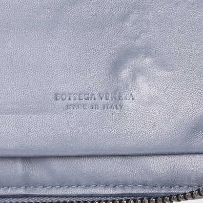 Bottega Veneta Nappa Intrecciato Zip Around Wallet Krim 6 of 15