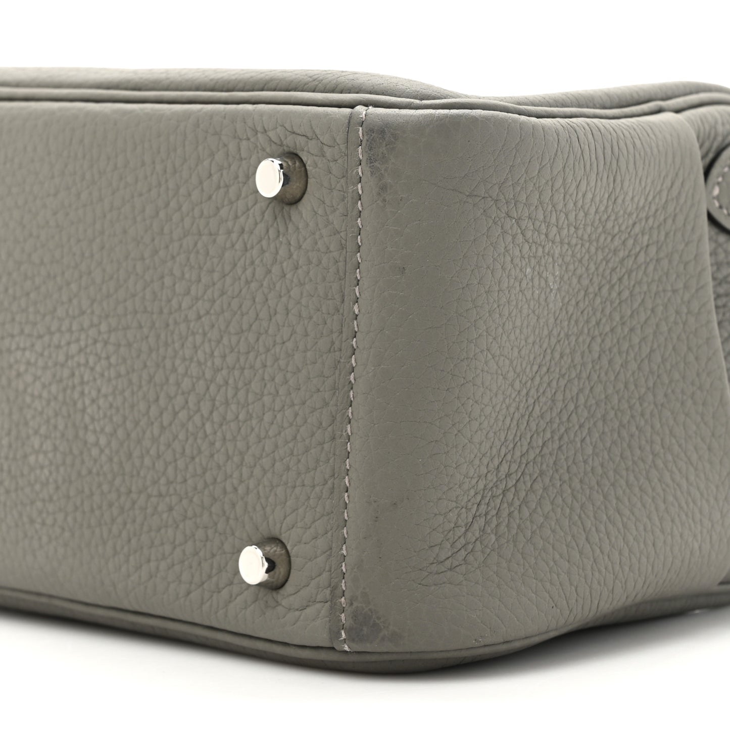 Taurillon Clemence Mini Lindy 20 Gris Meyer