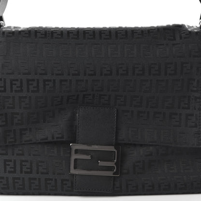 Fendi Zucchino Mama Baguette Black 9 of 9