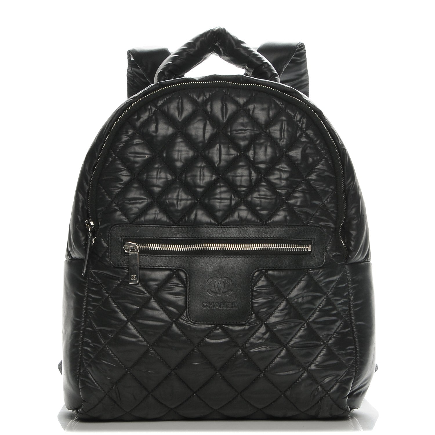Chanel Nylon Quilted Coco Cocoon Backpack Black 1 of 7