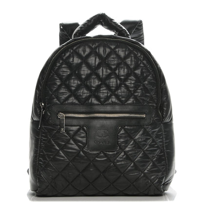 Chanel Nylon Quilted Coco Cocoon Backpack Black 1 of 7