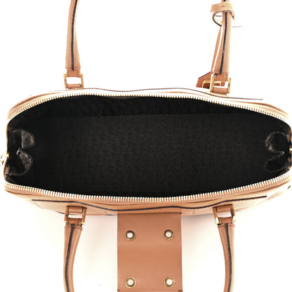 Christian Dior Grained Calfskin Street Chic Top Handle Bag Brown 5 of 16