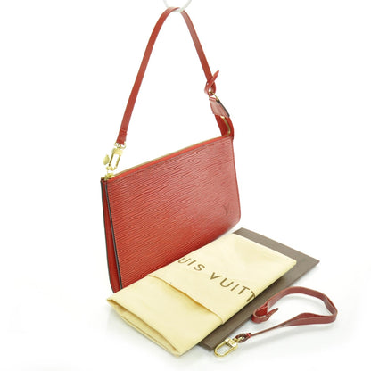 Louis Vuitton Epi Pochette Accessories Bag Red 3 of 8